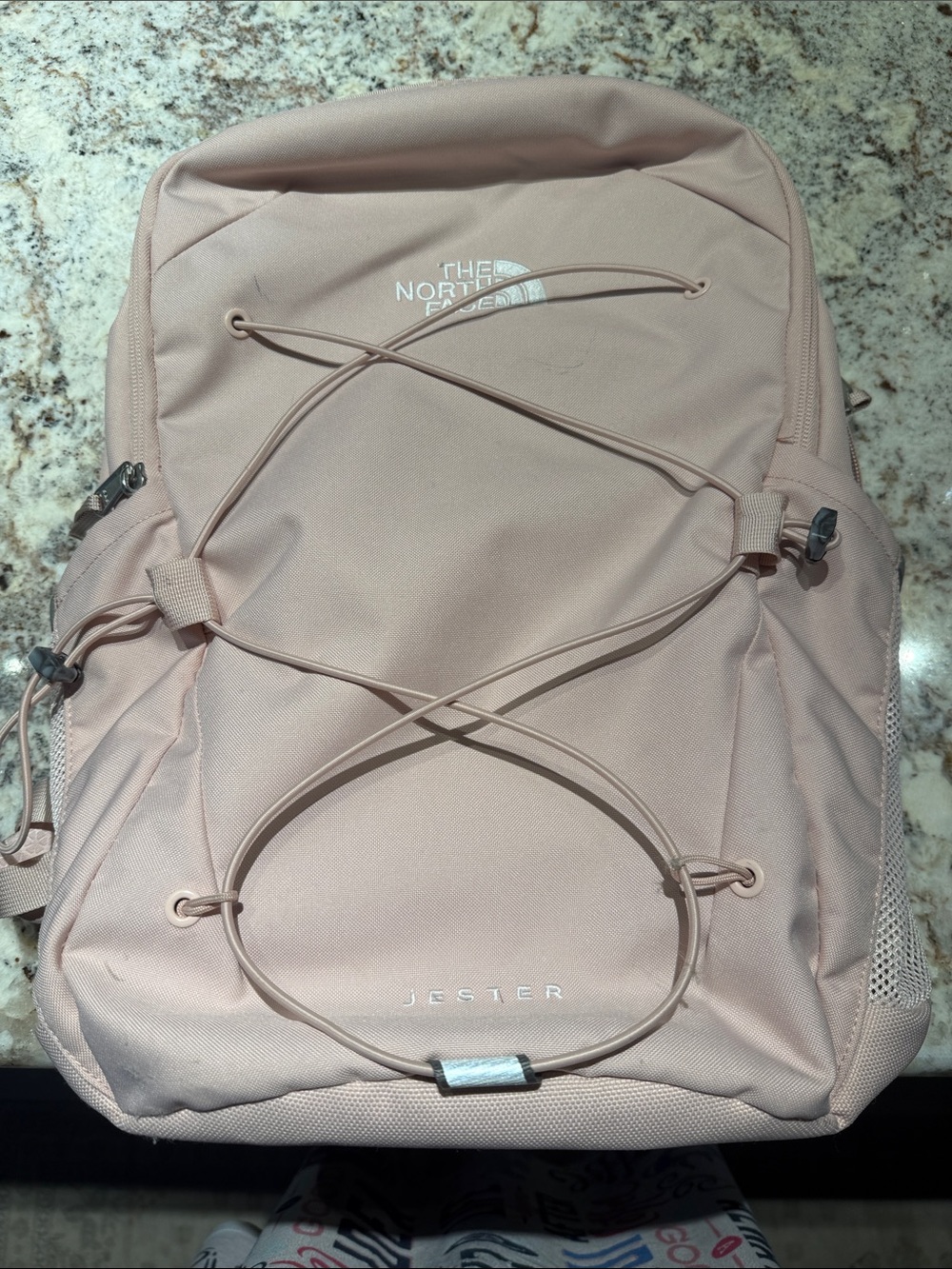 The North Face Jester Backpack in Blush Pink